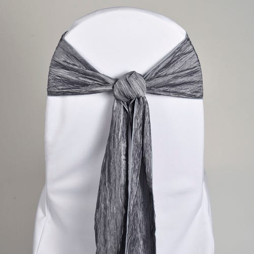 100x Navy Blue Organza Chair Sashes Sheer Bow Wedding Banquet Party Ceremony 