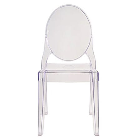 clear ghost chairs
